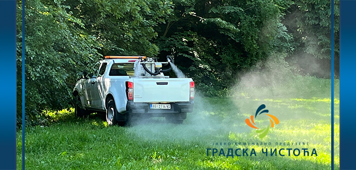 Акција сузбијања одраслих комараца са земље и воде у Гроцкој
